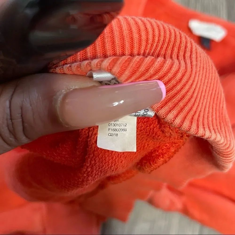 2/$30 Universal Thread Orange Distressed Sweatshirt - Picture 6 of 7